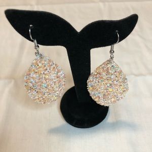 NEW Rose Gold Glitter Earrings